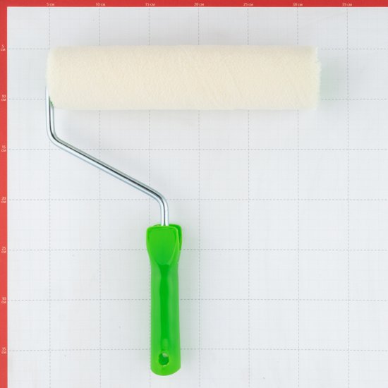 Валик велюр 250 мм d42 мм ворс 4 мм для алкидной основы с ручкой Wenzo Siena