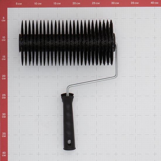 Валик игольчатый 240 мм d116 мм игла 28 мм с ручкой Hesler Maxi