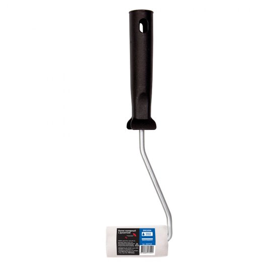 Валик поролон 60 мм d45 мм для водной основы с ручкой Hesler Drezden