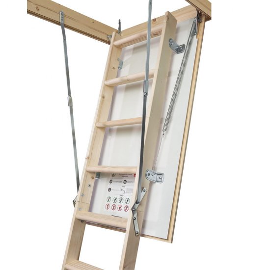 Лестница чердачная Dolle Prof 36 деревянная 60х120х285 см