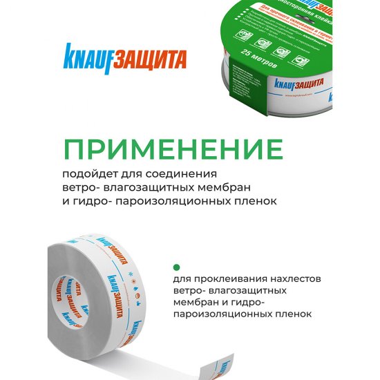 Лента соединительная Knauf Защита 60 мм х 25 м