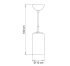 Светильник подвесной Arte Lamp Sphere E27 100 Вт 2 кв.м (A6710SP-1WH)
