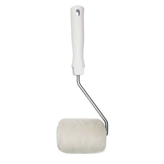 Валик искусственный мех 100 мм d42 мм ворс 12 мм для водной основы с ручкой