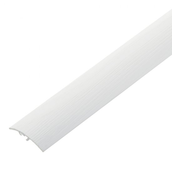 Порог алюминиевый разноуровневый кант 41х900 мм дуб кантри белый перепад до 12 мм