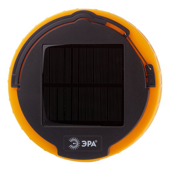 Фонарь кемпинговый Эра светодиодный 37 LED 10 Вт аккумуляторный Li-Ion пластик на солнечной батарее (Б0054044)