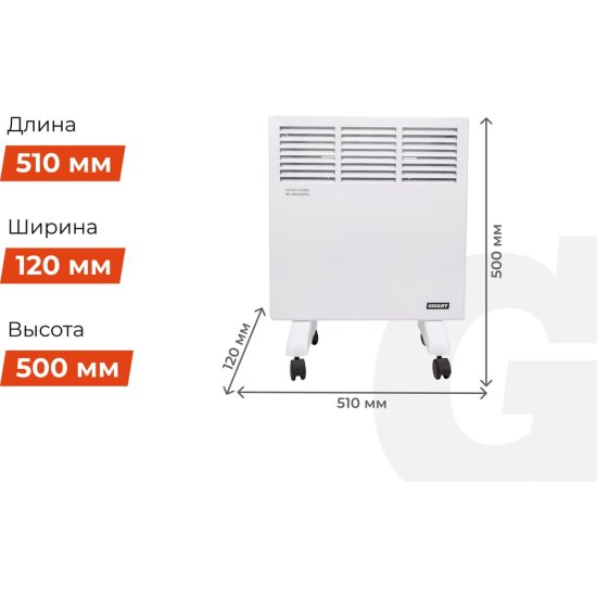Электрический конвектор Gigant CHG-1MT