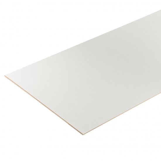 Панель стеновая МДФ для кухни 3000х600х4,5 мм белая слюда