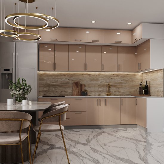 Панель стеновая МДФ для кухни 3000х600х4,5 мм дуб аляска