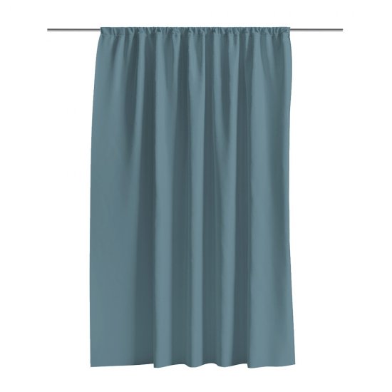 Штора бархат серо-голубая 180х275 см Legrand Бархат (58091929)