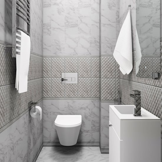 Плитка бордюр Kerama Marazzi Брера светлая 200x31x7 мм