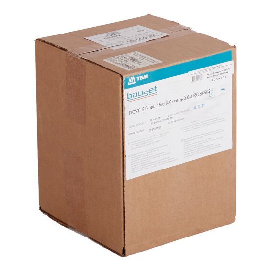 Лента ПСУЛ Bauset ST-bau ST-bau 15/6 (30) серая 6 м (16 шт.)