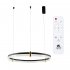 Люстра светодиодная потолочная Arte Lamp Mercury 76 Вт 3000-6000К 7 кв.м (A2183SP-1BK)