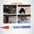 Маркер лаковый для промышленной графики MunHwa Paint Marker Slim красный грифель 2 мм