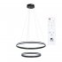 Люстра светодиодная подвесная Arte Lamp Meridiana 70 Вт 3000-6000К 3 кв.м (A2198SP-2BK)