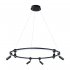 Люстра светодиодная подвесная Arte Lamp Ring 75 Вт 3000-6000К 20 кв.м (A2186SP-1BK)