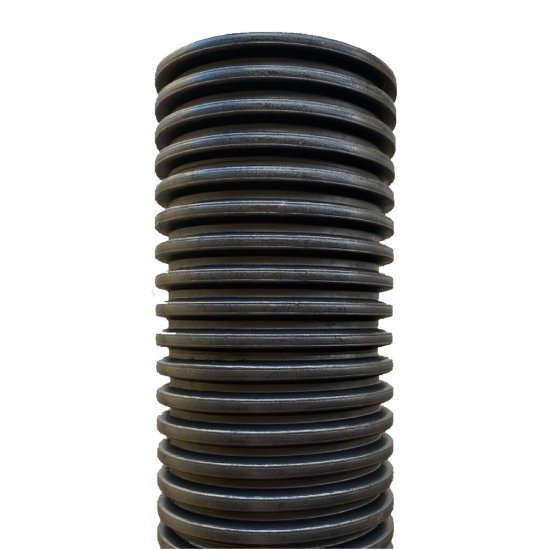 Труба дренажная гофрированная ДГТ-ПНД d110 мм SN4 без перфорации м.п.