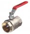 Кран шаровой латунный Valtec Base 1 1/4 ВР(г) х 1 1/4 ВР(г) ручка прямой (VT.214.N.07)