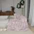 Плед 180х200 см Belezza Gardenia микрофибра розовый