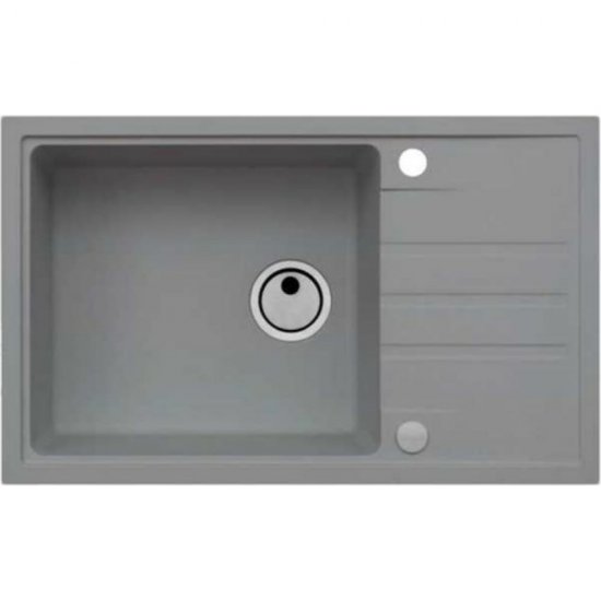 Мойка ALVEUS GRANITAL INTERMEZZO 130 CONCRETE-G81 780x480x200 1X в ком.с сифоном