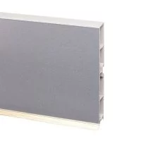 Цоколь для шкафа ПВХ металлик 4000х6х100 мм (12809)