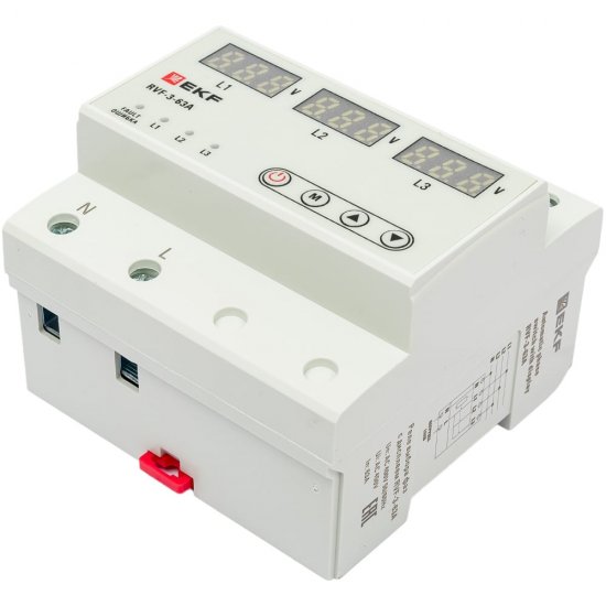 Реле выбора фаз EKF RVF-3-63А PROxima