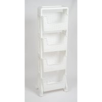 Напольная четырехярусная этажерка Violet Лофт