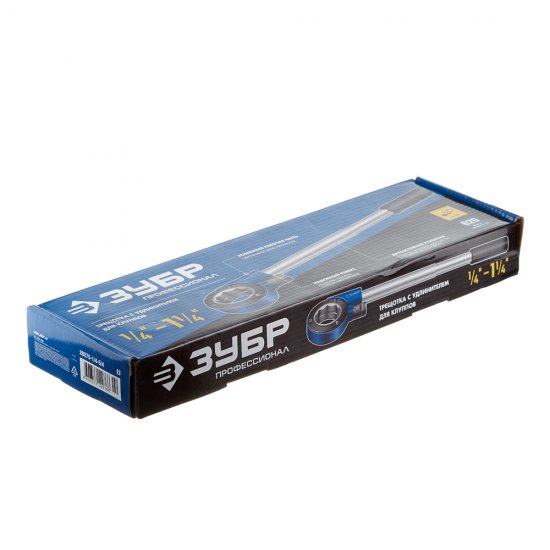 Трещотка для клуппа Зубр Профессионал 1/4-1 1/4 (28275-1/4-5/4_z02)