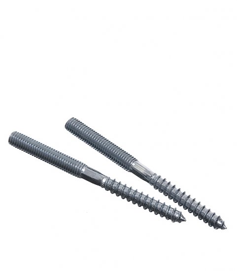 Шпилька сантехническая M8х100 мм оцинкованная (2 шт.)