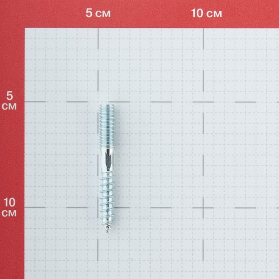 Шпилька сантехническая M8х60 мм оцинкованная (4 шт.)
