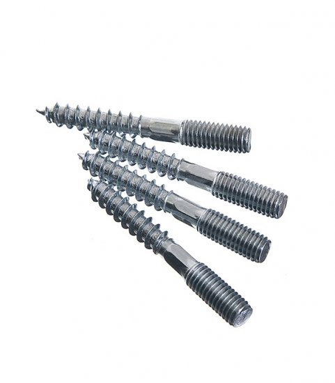 Шпилька сантехническая M8х60 мм оцинкованная (4 шт.)