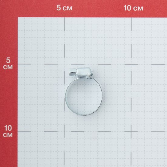 Хомут червячный обжимной 1