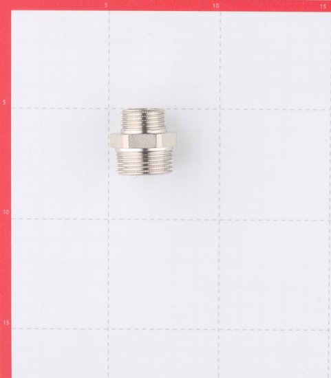 Ниппель переходной Stout 3/4 НР(ш) х 1/2 НР(ш) латунный (SFT-0004-003412)