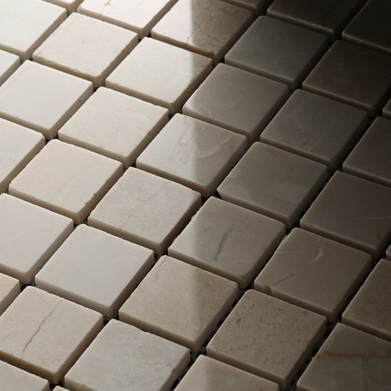 Мозаика Starmosaic Crema Marfil Polished бежевый мрамор из натурального камня 305х305х4 мм полированная