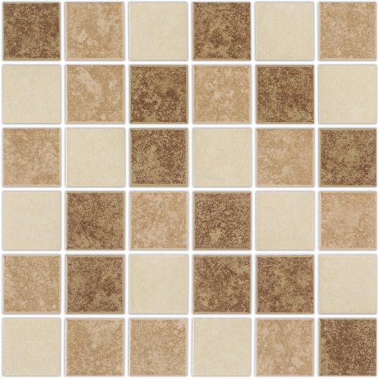 Мозаика Starmosaic Beige Matt бежевая керамическая 306х306х6 мм матовая