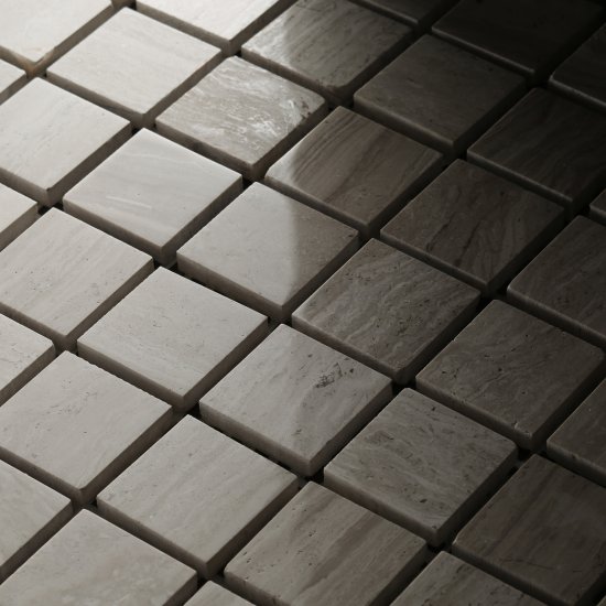 Мозаика Starmosaic Grey Polished серый мрамор из натурального камня 305х305х4 мм полированная
