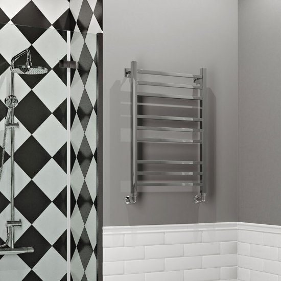 Полотенцесушитель водяной Nika ЛМ-5 800х500 мм лесенка хром