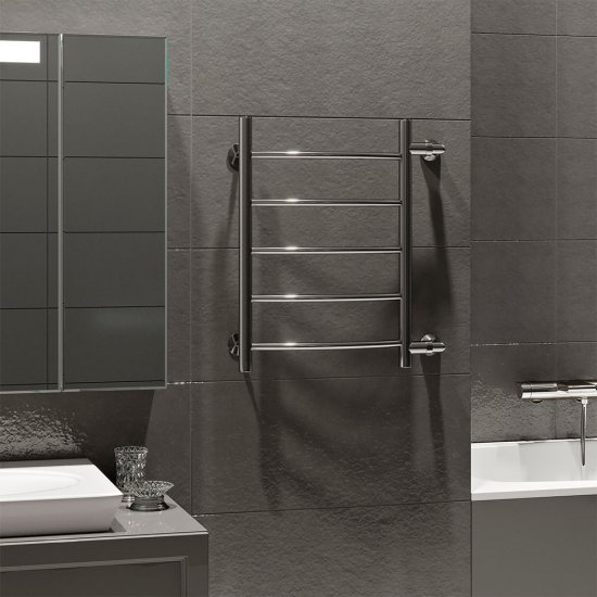 Полотенцесушитель водяной MyFrea MyLondon 600х400 мм с боковым подключением 500 мм хром