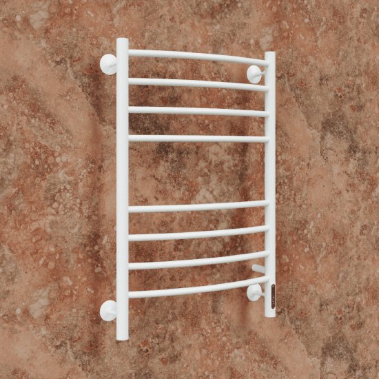 Полотенцесушитель электрический Terminus Классик П8 800х500 мм 115 Вт с терморегулятором белый
