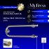 Полотенцесушитель электрический MyFrea ЭК П 200х500 мм 50 Вт хром