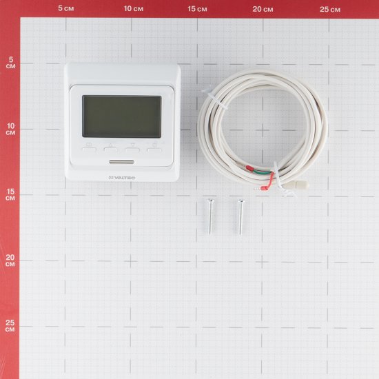Термостат цифровой программируемый Valtec с датчиком температуры пола (VT.AC709.0.0)