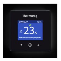 Терморегулятор программируемый для теплого пола Thermoreg TI-970 черный