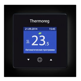 Терморегулятор программируемый для теплого пола Thermoreg TI-970 черный