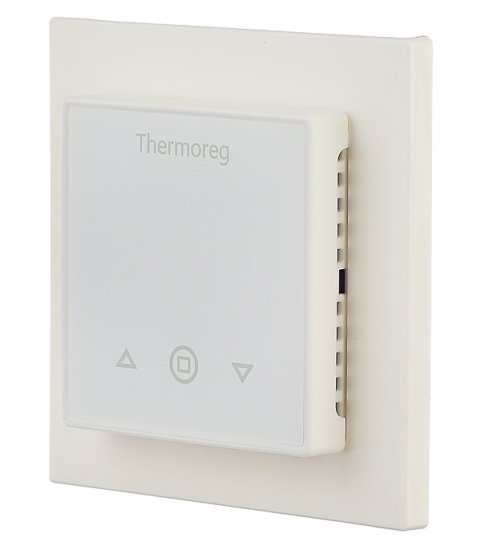 Терморегулятор цифровой для теплого пола Thermoreg TI 300 белый