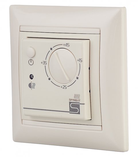 Терморегулятор электронный для теплого пола Spyheat ETL-308B бежевый