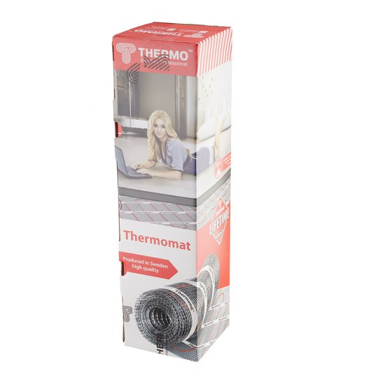 Теплый пол нагревательный мат Thermo Thermomat 0,6 кв.м 130 (85) Вт