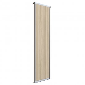Дверь-купе 683x2252 мм ясень шимо светлый/серебро Elegant