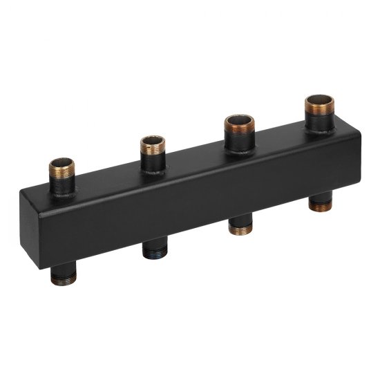 Коллектор распределительный Rommer 1 НР(ш) х 1 1/4 НР(ш) 2(3) отопительных контура (RDG-0016-004023)