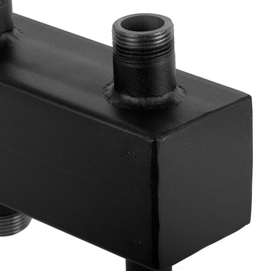 Коллектор распределительный Rommer 1 НР(ш) х 1 1/4 НР(ш) 4(5) отопительных контура (RDG-0016-004045/9152)