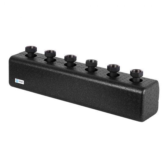 Коллектор распределительный Stout с 3 отопительными контурами и гидравлическим разделителем (SDG-0018-004003)