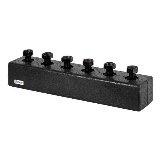 Коллектор распределительный Stout с 3(5) отопительными контурами в теплоизоляции (SDG-0017-004035)